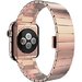 Curea iUni compatibila cu Apple Watch 1/2/3/4/5/6/7, 38mm, Link Bracelet, Otel Inoxidabil, Rose Gold